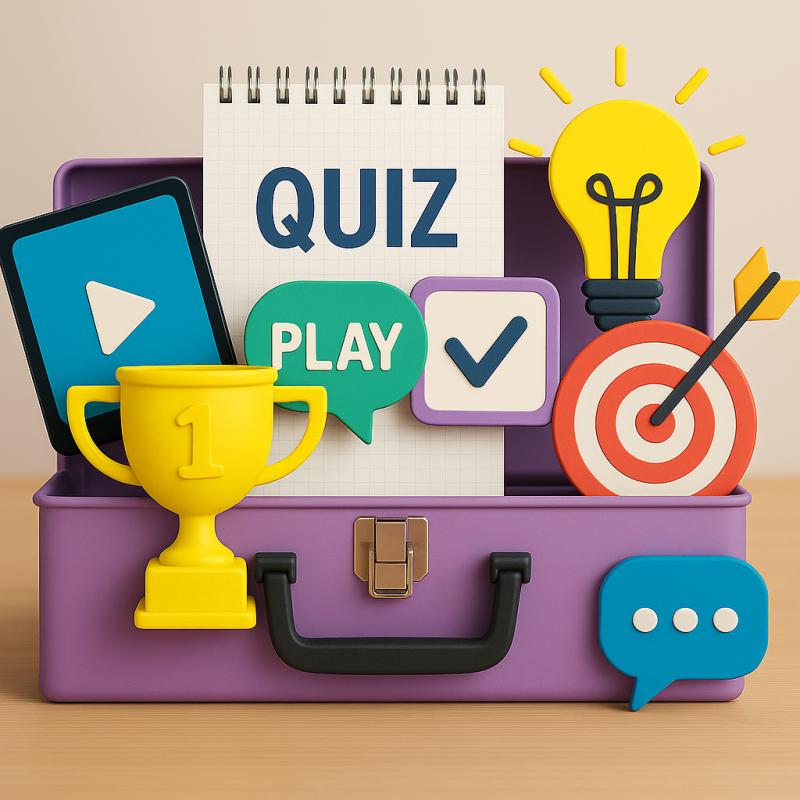 Inhalte vermitteln über Quizze