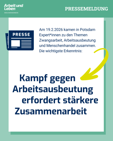Expert*innen fordern stärkere Zusammenarbeit beim Thema Arbeitsausbeutung