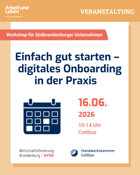 Onboarding-Workshop für Südbrandenburger Unternehmen