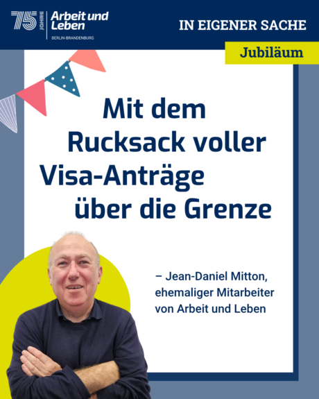 Mit dem Rucksack voller Visa-Anträge über die Grenze
