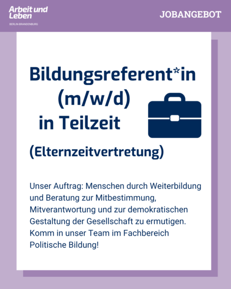 Wir stellen ein!