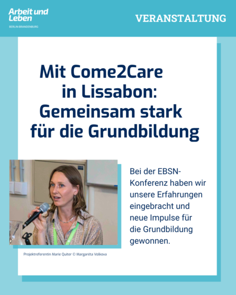 Gemeinsam stark für die Grundbildung