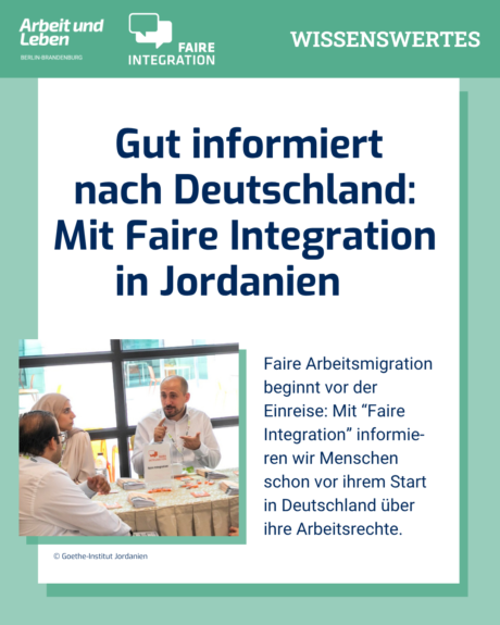 Gut informiert nach Deutschland
